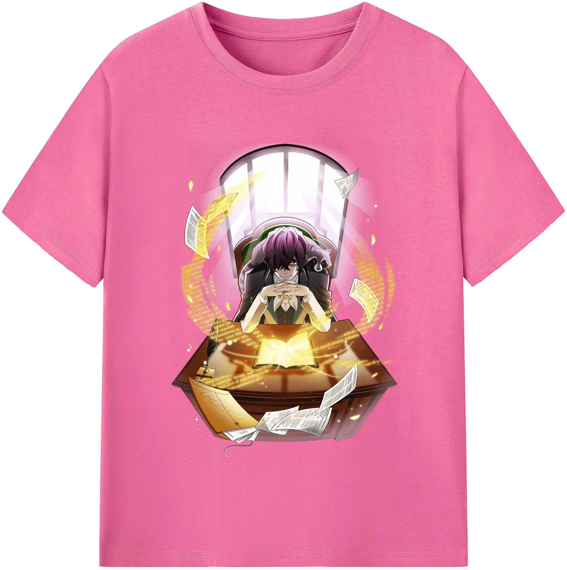 （画像用） 文豪ストレイドッグス Bungo Stray Dogs レディースカジュアルプリントTシャツ（綿100％）